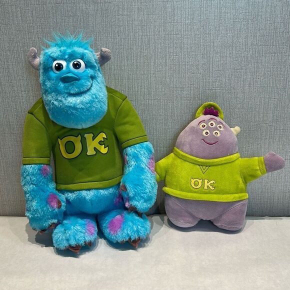 Disney Pixar Monsters University Talkin' Sulley & Squishy Plush Stuffed Animals - Picture 1 of 9